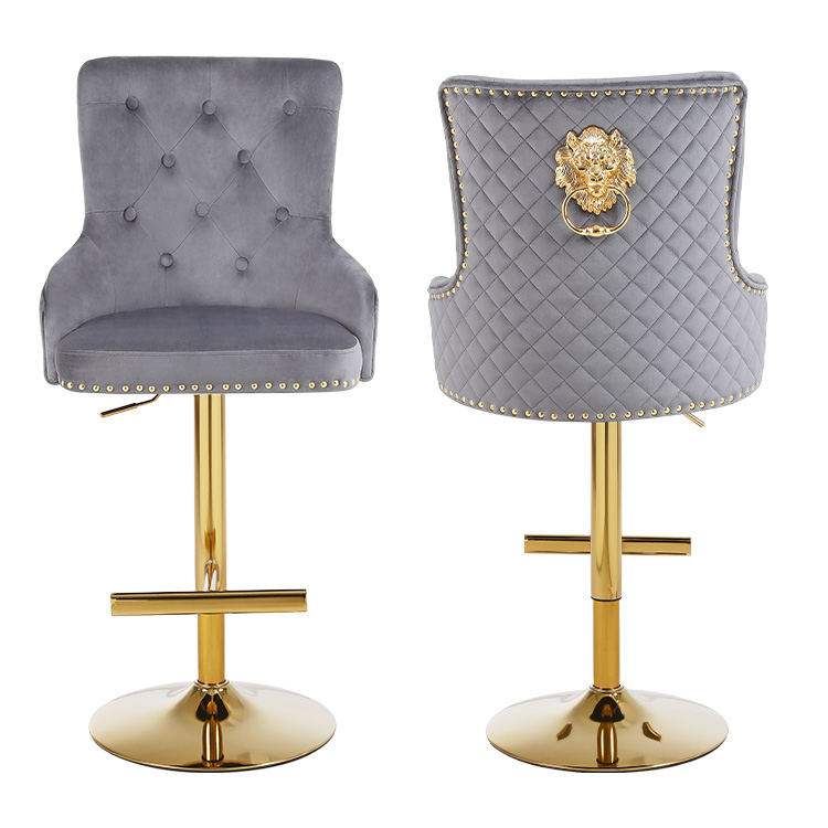 Lion Head modern bar stool